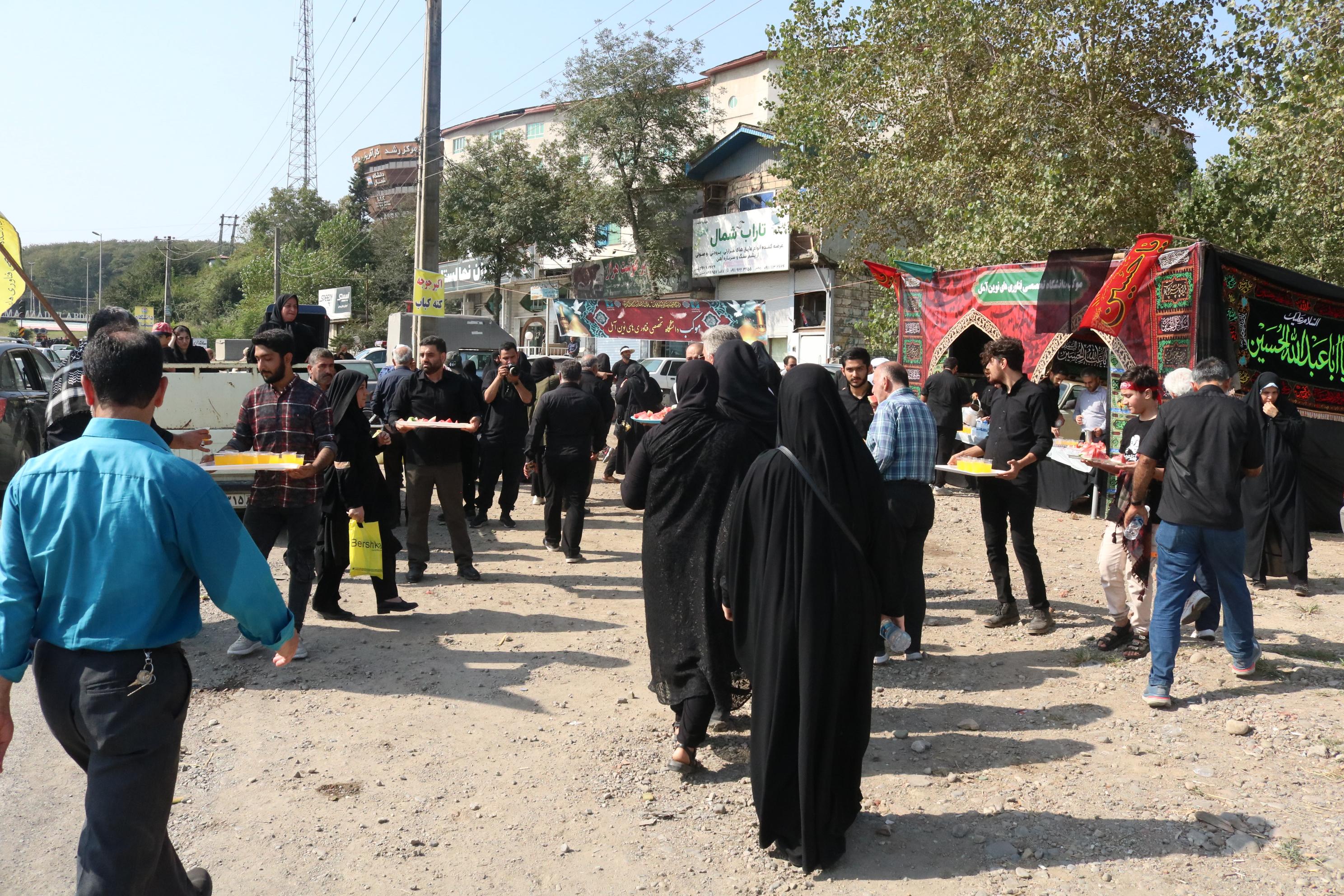 برپایی موکب دانشگاه به مناسبت فرا رسیدن اربعین حسینی