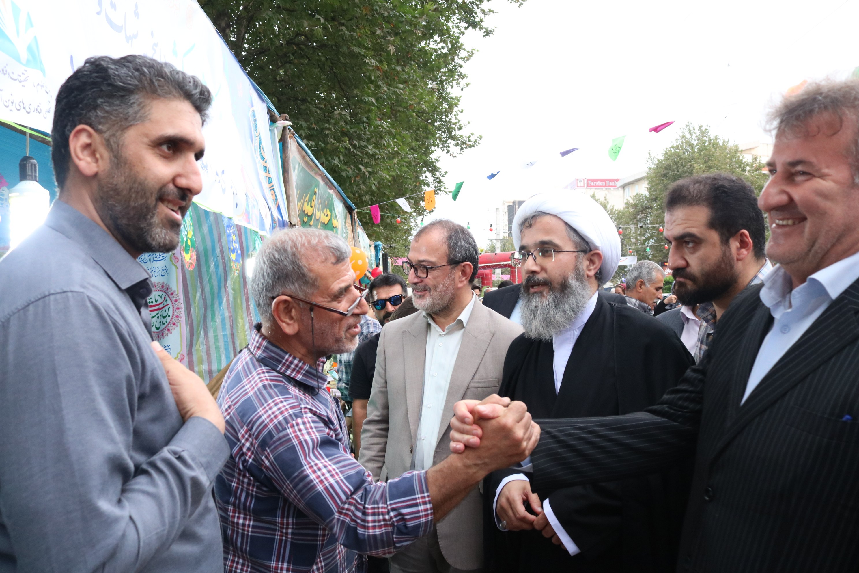 روز اول برپایی موکب دانشگاه به مناسبت جشن بزرگ غدیر شهرستان آمل