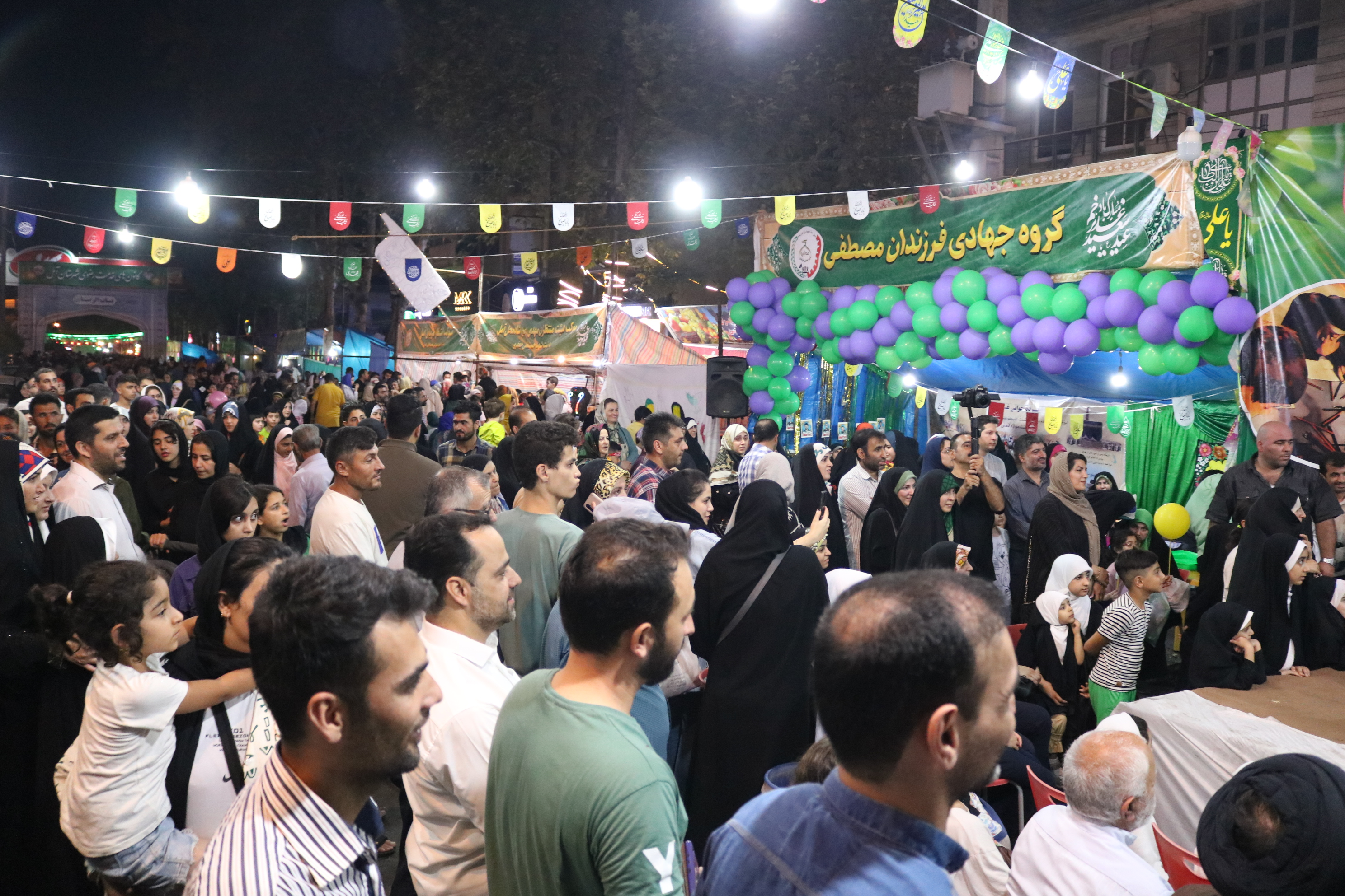 روز دوم برپایی موکب دانشگاه به مناسبت جشن بزرگ غدیر شهرستان آمل