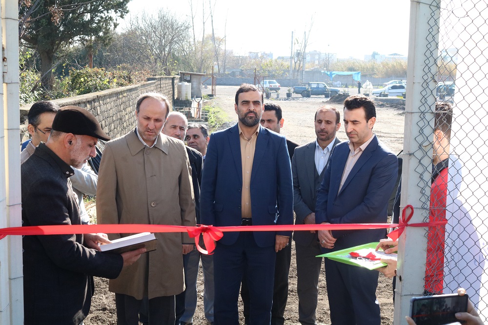 آیین افتتاح زمین چمن مصنوعی پردیس دانشگاه با حضور آقای دکتر داداش پور معاون وزیر علوم و رئیس سازمان امور دانشجویان