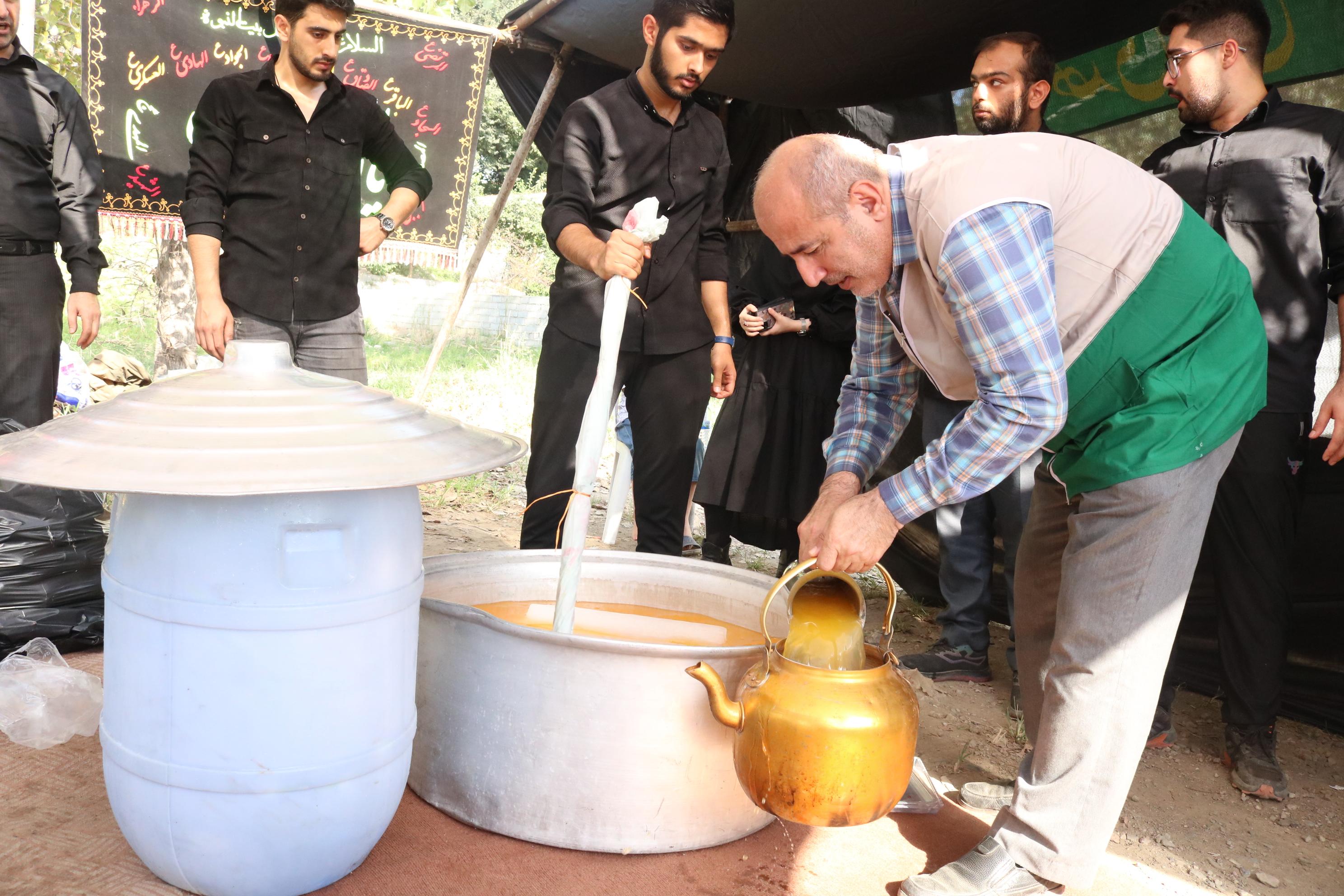 برپایی موکب دانشگاه به مناسبت فرا رسیدن اربعین حسینی