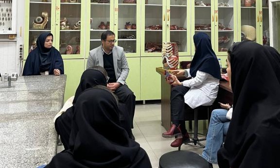 بازدید علمی دانشجویان رشته مهندسی پزشکی از بخش تشریح دانشکده پزشکی دانشگاه علوم پزشکی بابل