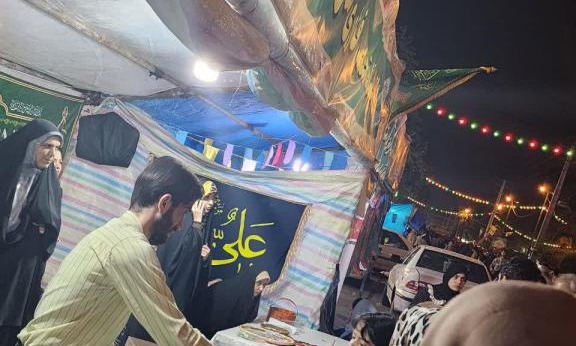 موکب دانشگاه در جشن عید غدیر شهرستان آمل