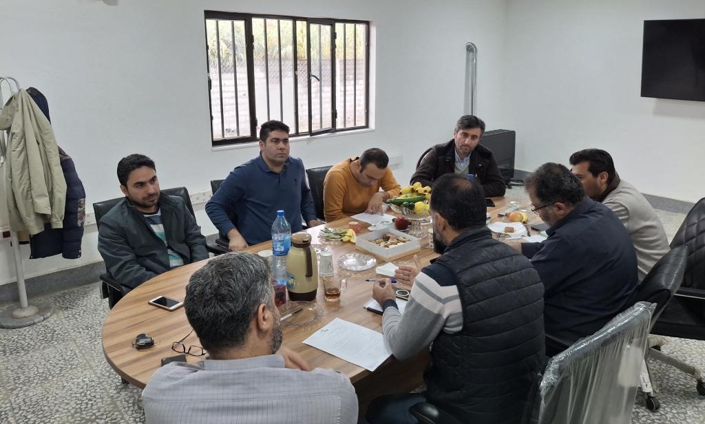 نشست معاون توسعه مدیریت و منابع دانشگاه با پیمانکاران پروژه های عمرانی