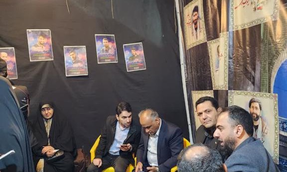  موکب  دانشگاه در سالروز شهادت شهدای مدافع حرم مازندرانی در میدان 17 شهریور آمل