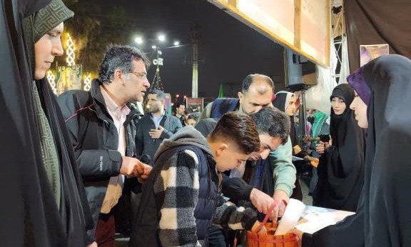  موکب  دانشگاه در سالروز شهادت شهدای مدافع حرم مازندرانی در میدان 17 شهریور آمل