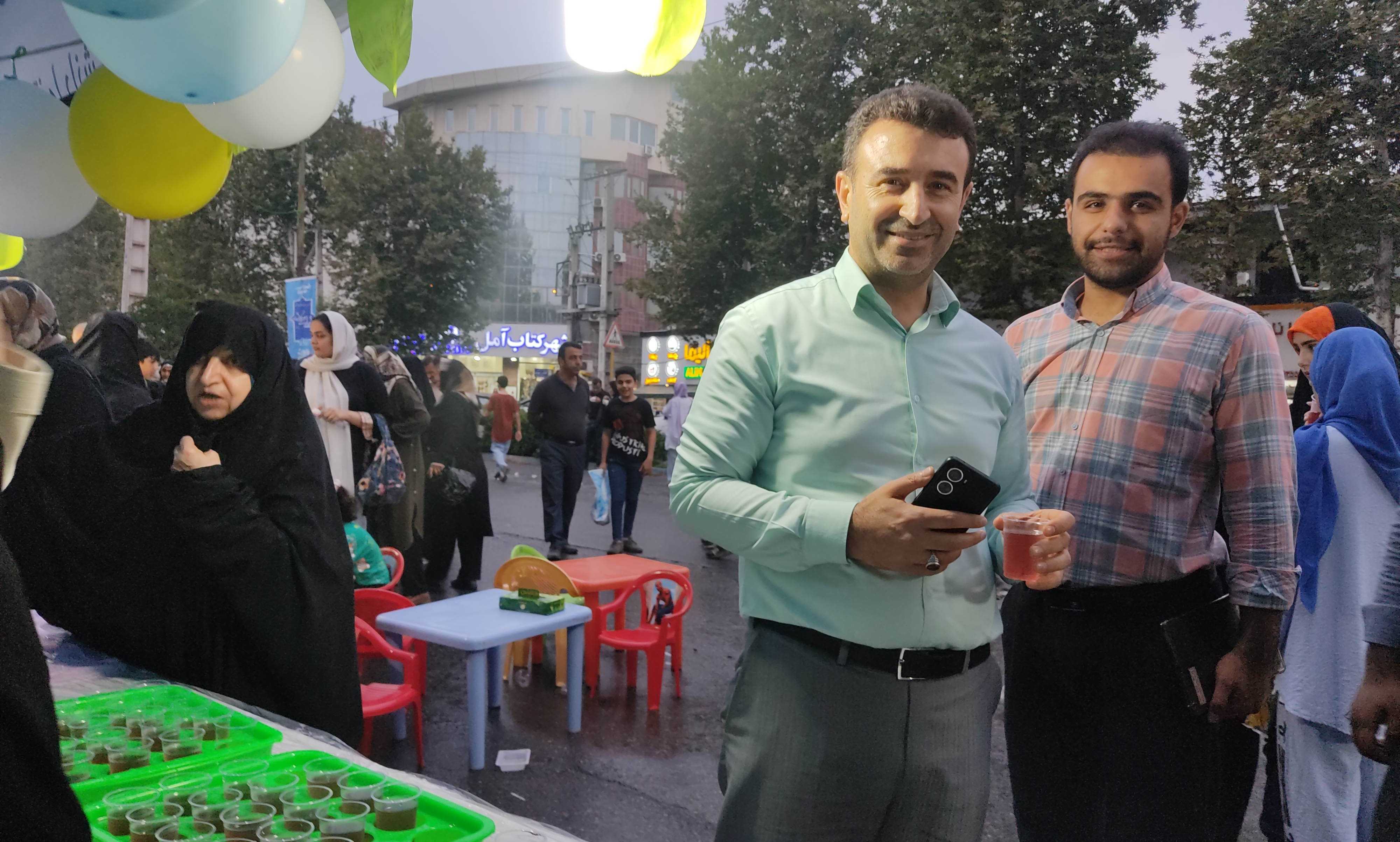 برپایی موکب دانشگاه تخصصی فناوری های نوین آمل در مهمانی جشن بزرگ غدیر شهرستان آمل