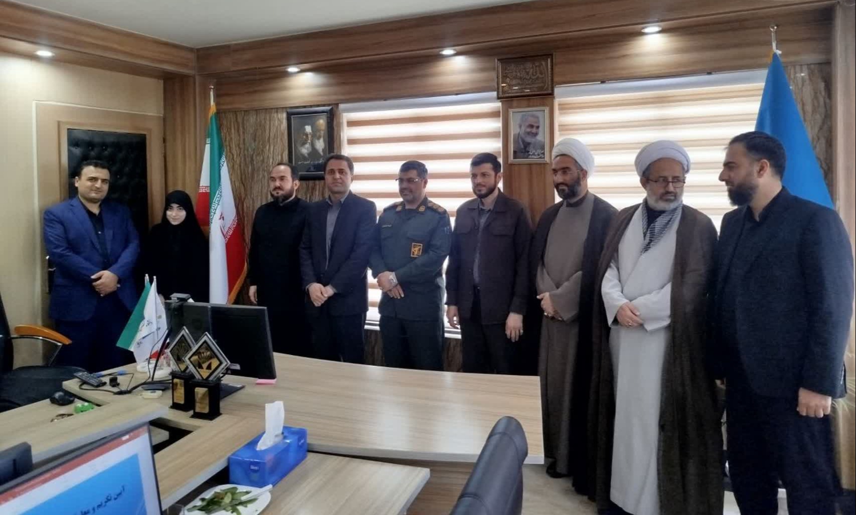 تکریم و معارفه مسئول بسیج دانشجویی دانشگاه تخصصی فناوری های نوین آمل