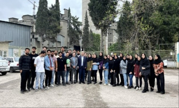 Visit of Students from the Faculty of Engineering Modern Technologies to the International Exhibition of Oil, Gas, and Petrochemicals and the Mazandaran Cement Company