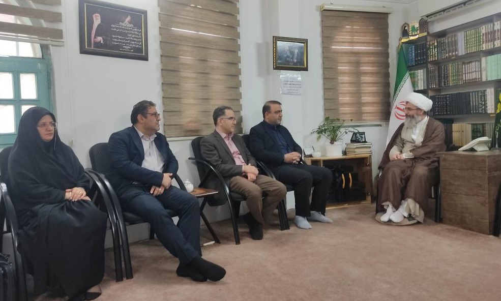  دیدار و گفتگوی اعضای هیات رئیسه دانشگاه با امام جمعه شهر آمل