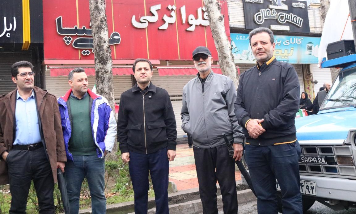 حضور دانشگاهیان دانشگاه تخصصی فناوری های نوین آمل در راهپیمایی روز قدس