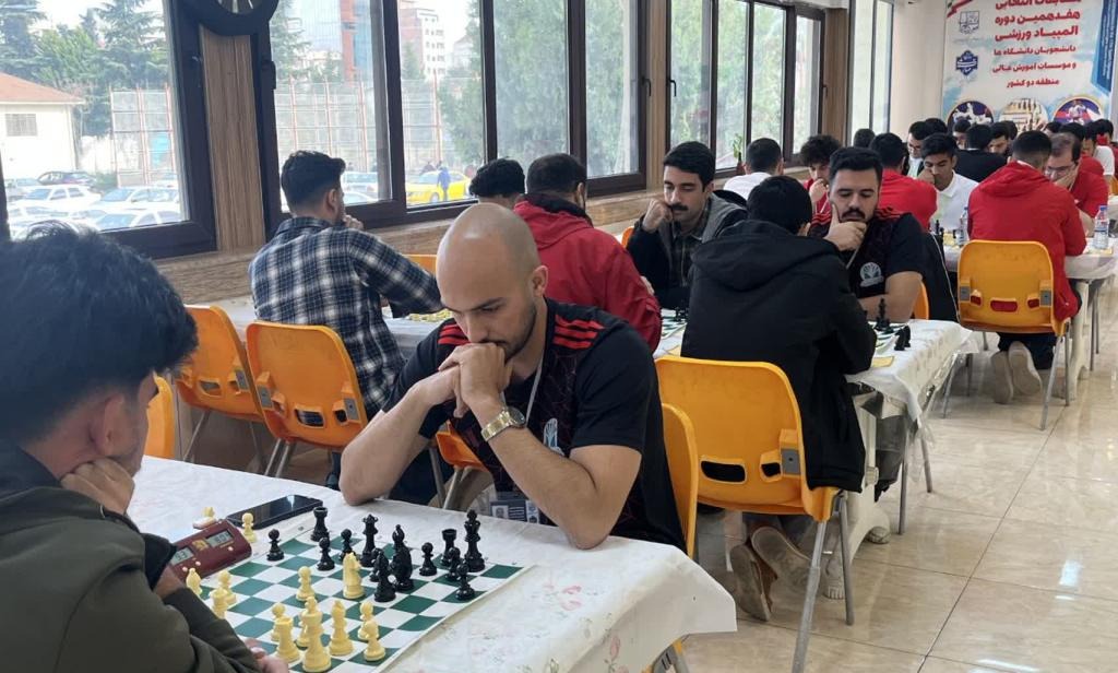 درخشش دانشجوی دانشگاه تخصصی فناوری های نوین آمل در مسابقات شطرنج منطقه دو کشور