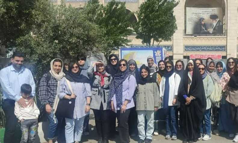 بازدید دانشجویان دانشگاه از نمایشگاه کتاب تهران
