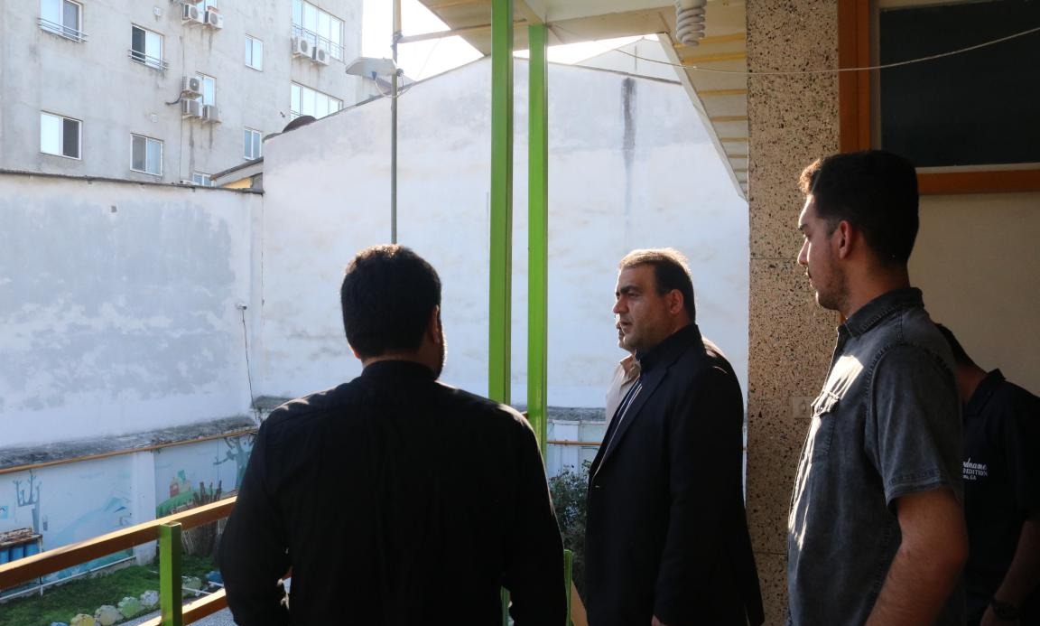 بازدید ریاست دانشگاه از خوابگاه های دانشجویی در آستانه سال تحصیلی جدید