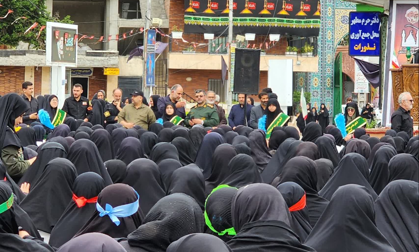 حضور بانوان دانشگاه تخصصی فناوری های نوین آمل در اجتماع بزرگ زینبیون