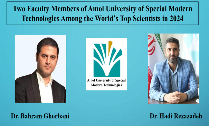 Two Faculty Members of Amol University of Special Modern Technologies Among the World’s Top Scientists in 2024