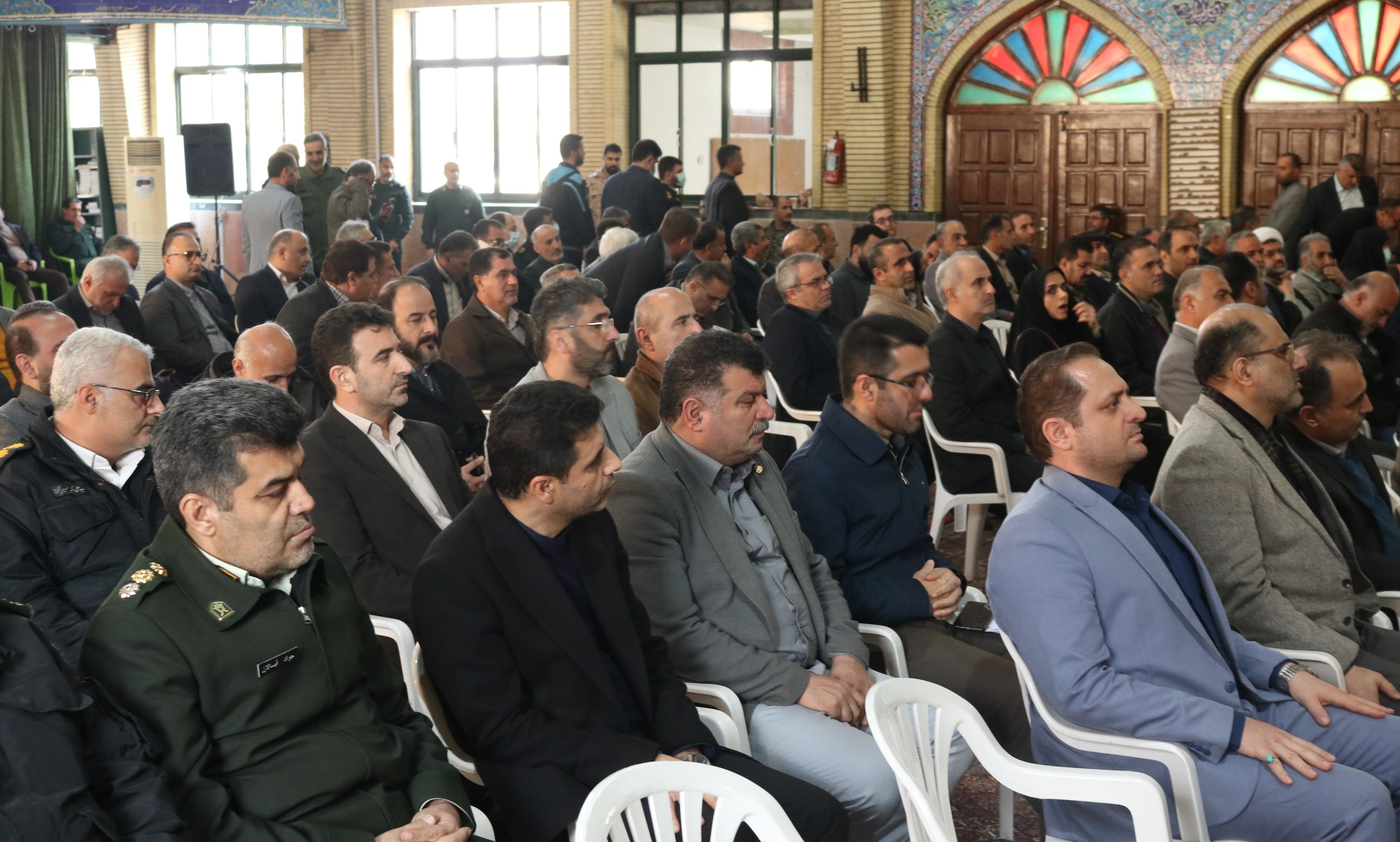 حضور دانشگاهیان دانشگاه تخصصی فناوری های نوین آمل در رزمایش دیدار با خانواده های شهدای ششم بهمن در آمل