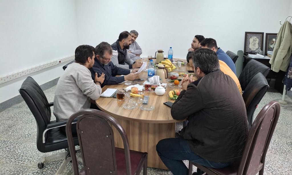 نشست معاون توسعه مدیریت و منابع دانشگاه با پیمانکاران پروژه های عمرانی