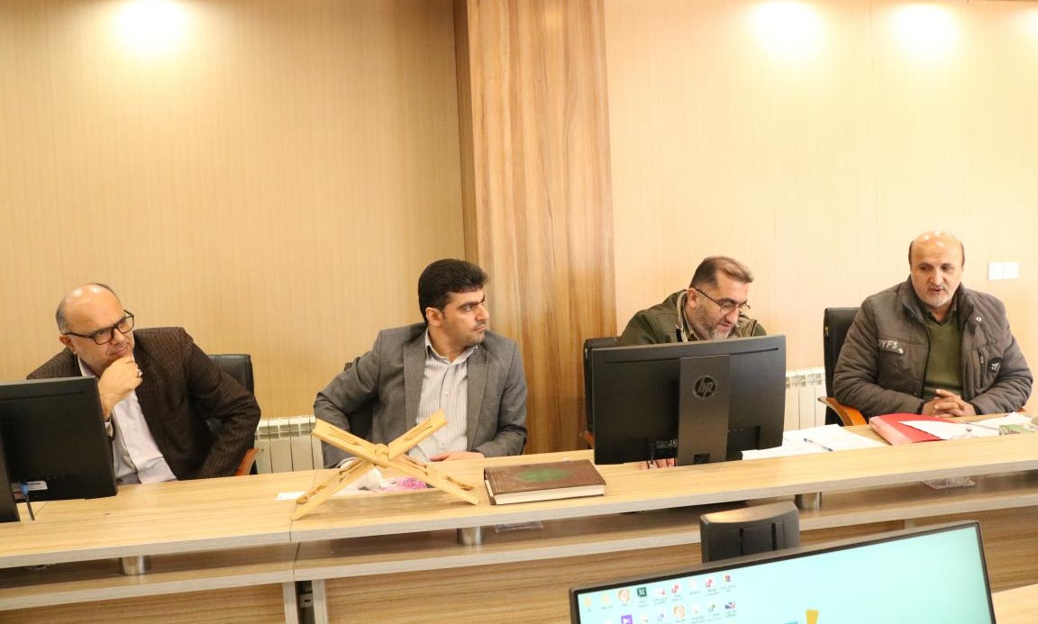 دیدار فرمانده بسیج حوزه اداری با اعضای پایگاه مقاومت بسیج شهید حججی