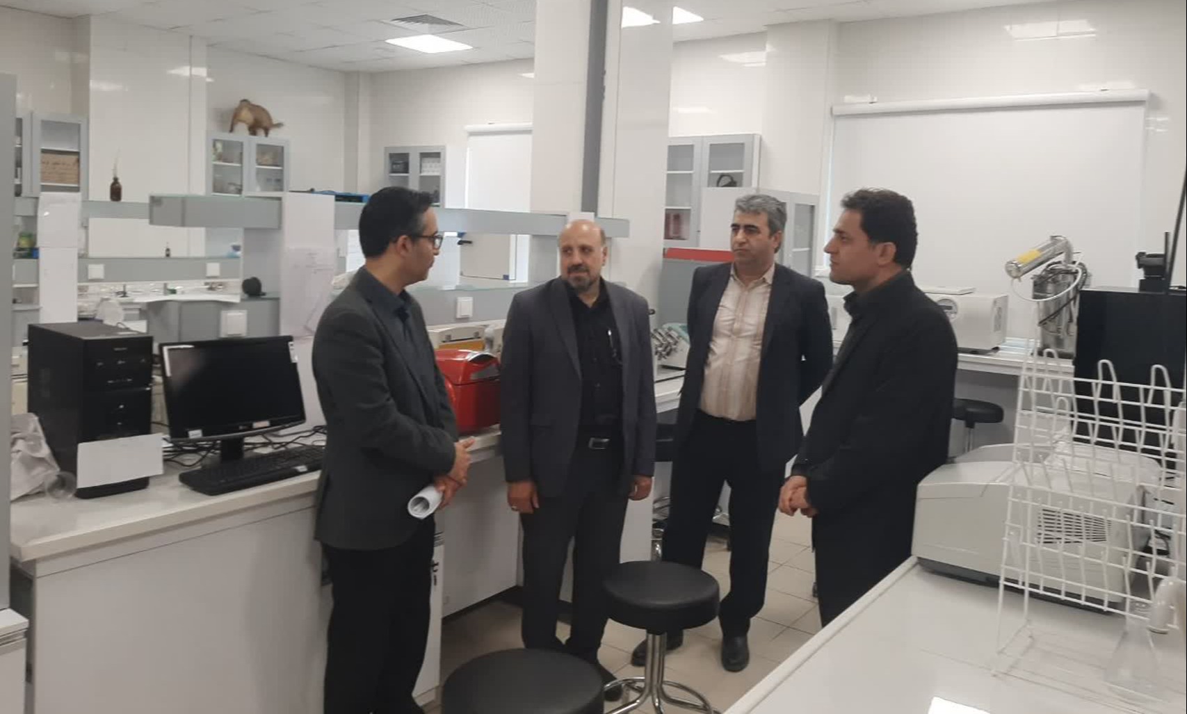 بازدید دکتر حجازی از دانشگاه تخصصی فناوری های نوین آمل