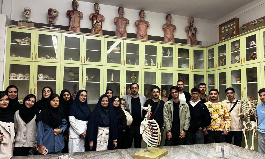 بازدید علمی دانشجویان رشته مهندسی پزشکی از بخش تشریح دانشکده پزشکی دانشگاه علوم پزشکی بابل