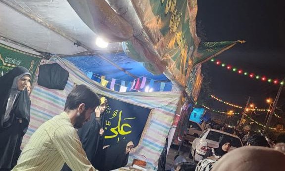 موکب دانشگاه در جشن عید غدیر شهرستان آمل