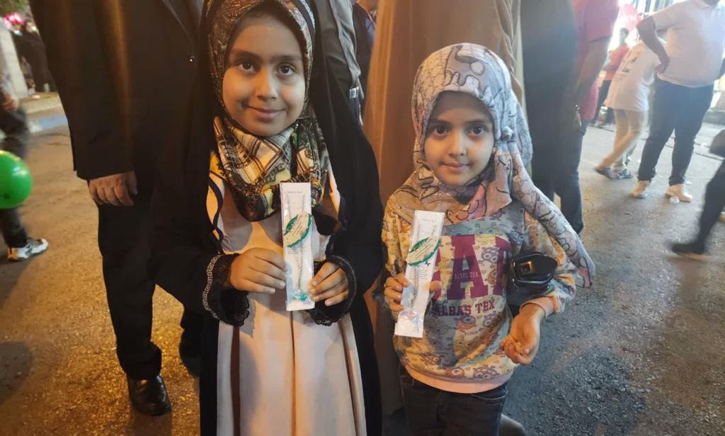 موکب دانشگاه در جشن عید غدیر شهرستان آمل