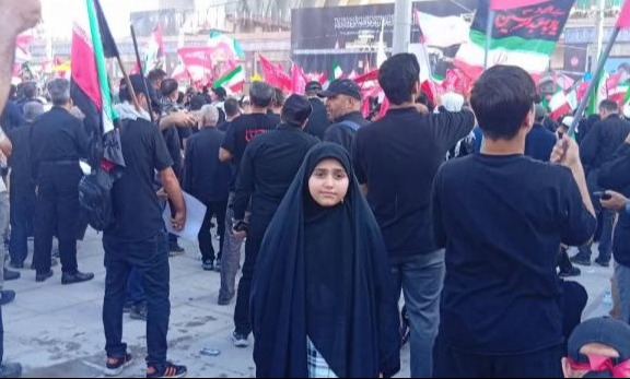 حضور پرشور دانشگاهیان دانشگاه تخصصی فناوری های نوین آمل در آیین وداع و تشییع پیکر مطهر قائد شهید امت