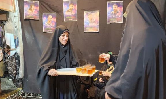  موکب  دانشگاه در سالروز شهادت شهدای مدافع حرم مازندرانی در میدان 17 شهریور آمل