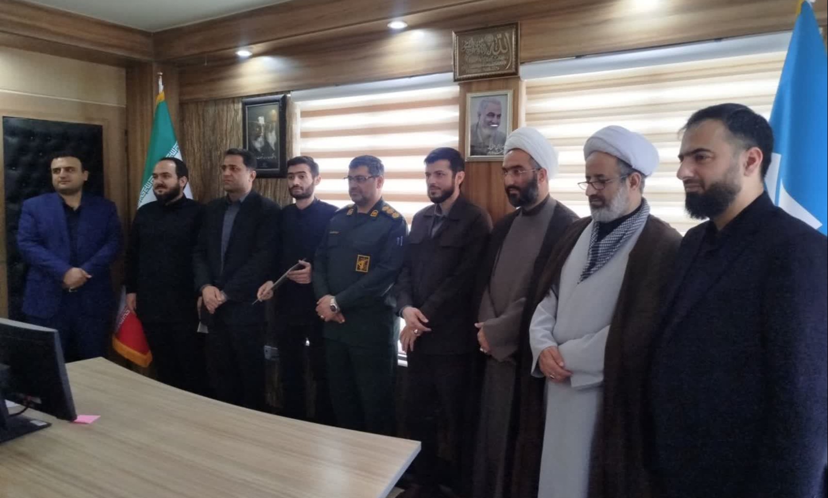  تکریم و معارفه مسئول بسیج دانشجویی دانشگاه تخصصی فناوری های نوین آمل