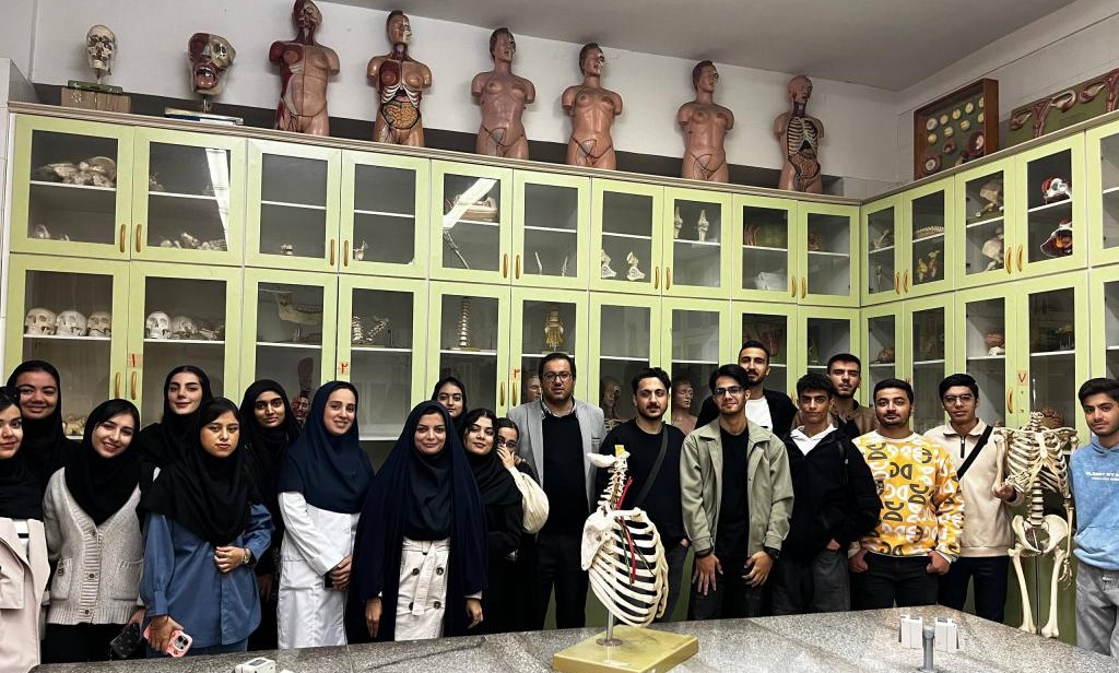 بازدید علمی دانشجویان رشته مهندسی پزشکی از بخش تشریح دانشکده پزشکی دانشگاه علوم پزشکی بابل