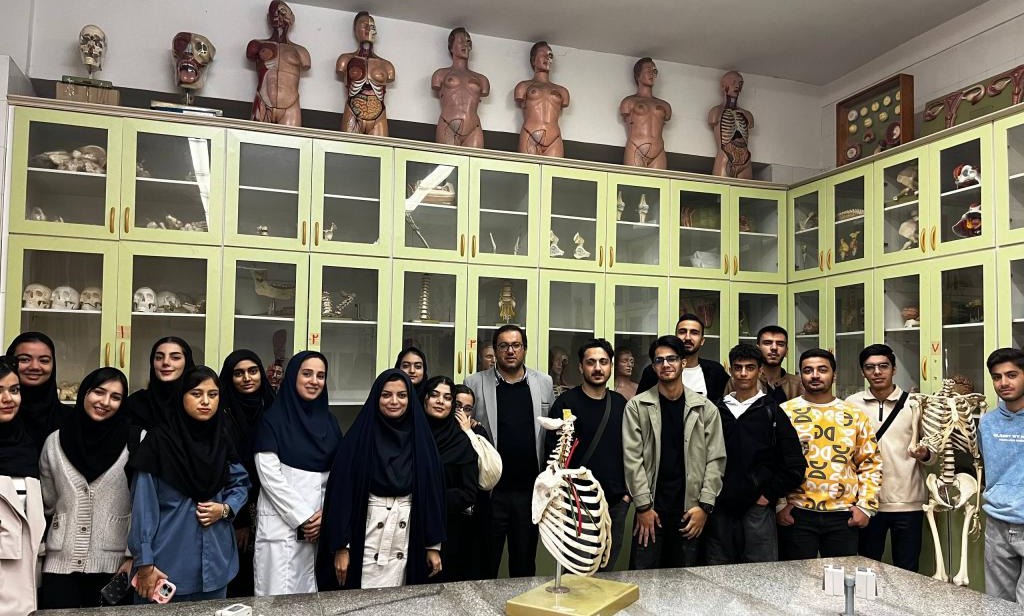 بازدید علمی دانشجویان رشته مهندسی پزشکی از بخش تشریح دانشکده پزشکی دانشگاه علوم پزشکی بابل