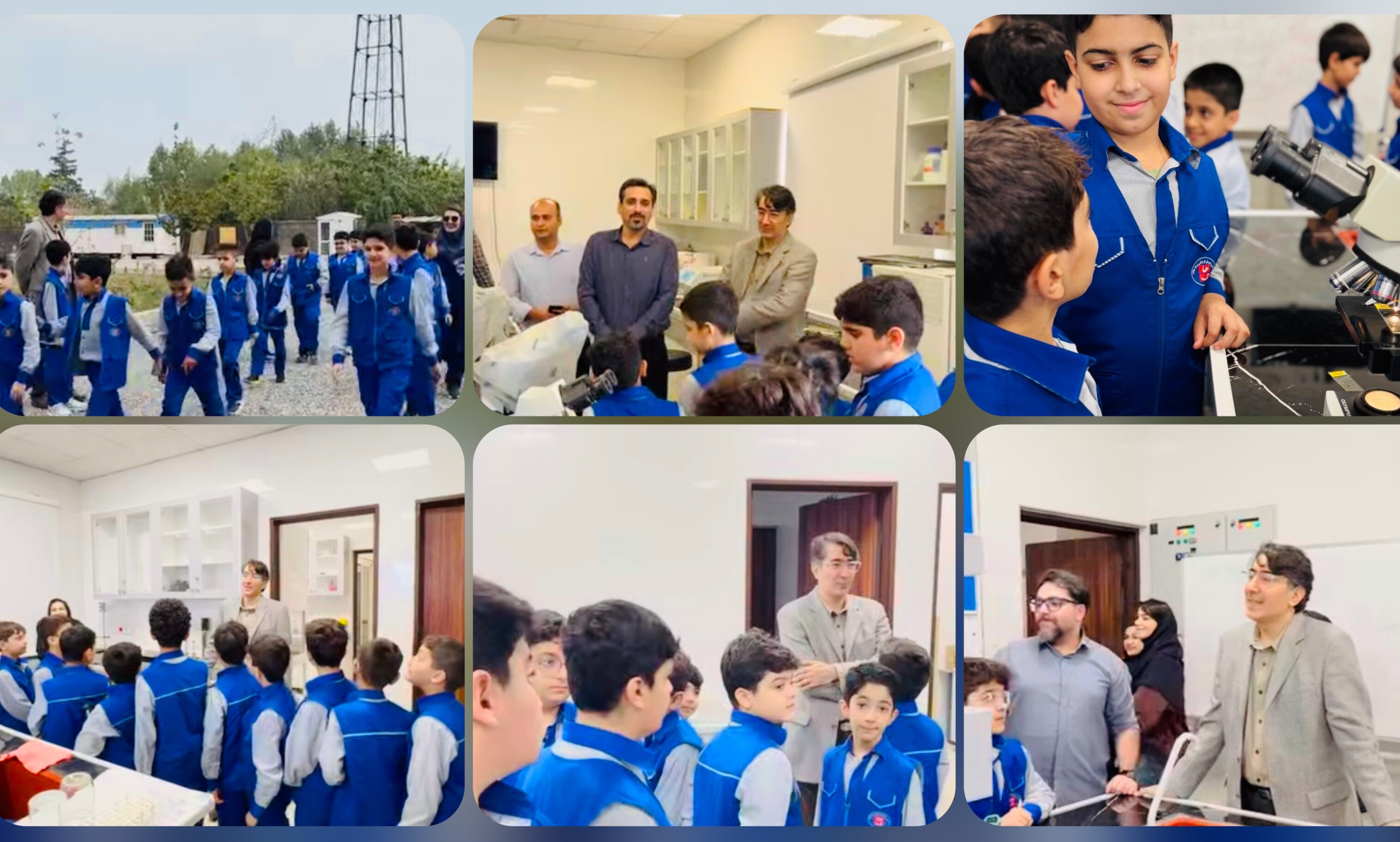 آشنایی دانش آموزان دبستان هاتف با ظرفیت های علمی و آموزشی دانشکده دامپزشکی دانشگاه تخصصی فناوری های نوین آمل